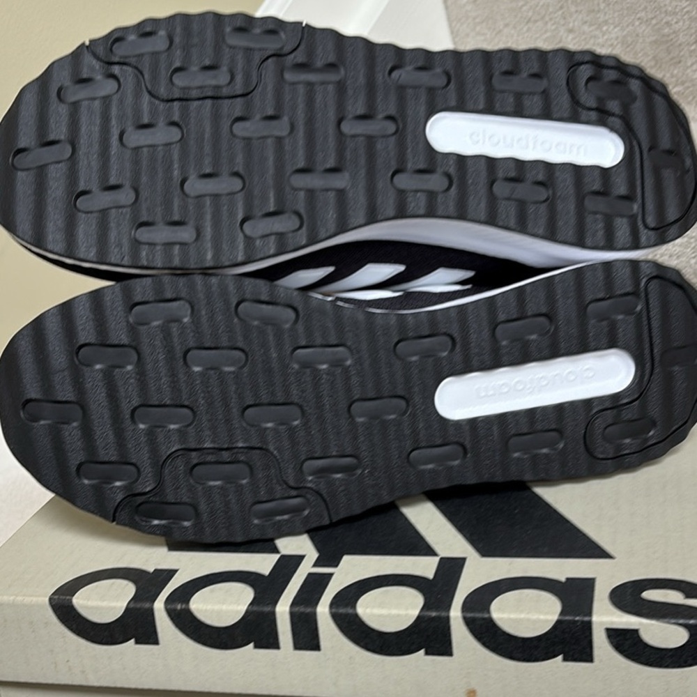 NWT/NIB Adidas Black and White Sneakers - Picture 3 of 4